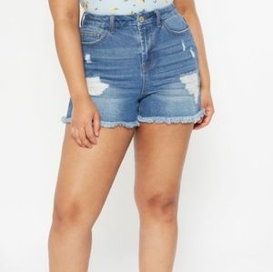 NWT distressed shorts